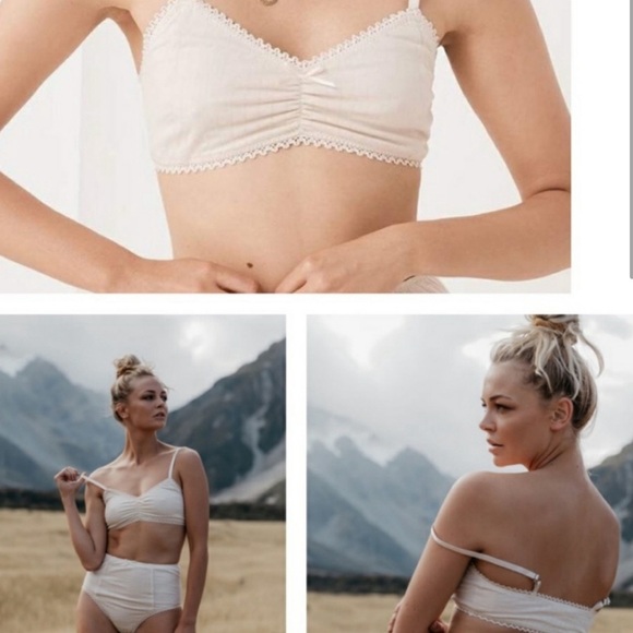 Spell Lana Bralette and Bloomers Set Organic Cotton size M - Picture 1 of 10